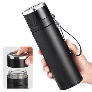 لمسة واحدة مفتوحة الفولاذ المقاوم للصدأ مصنع زجاجة الماء 