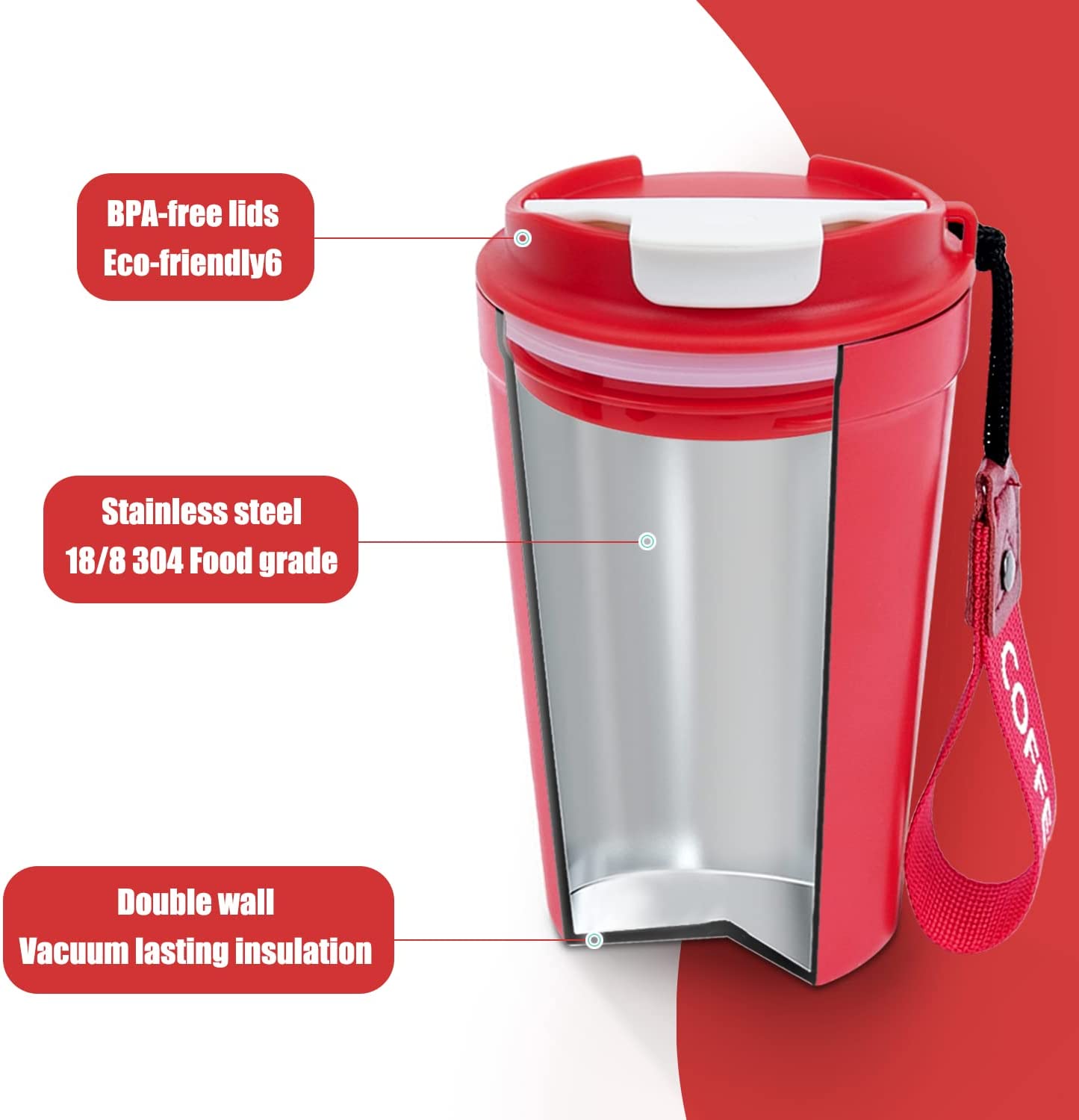 صالة الألعاب الرياضية حافظ على موزع الكأس المعزول من الفولاذ المقاوم للصدأ الساخن