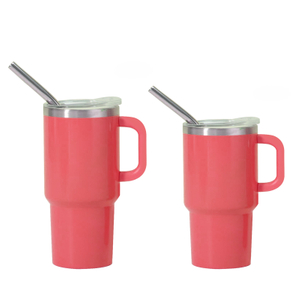 أكواب القهوة المعزولة من الفولاذ المقاوم للصدأ الحراري 