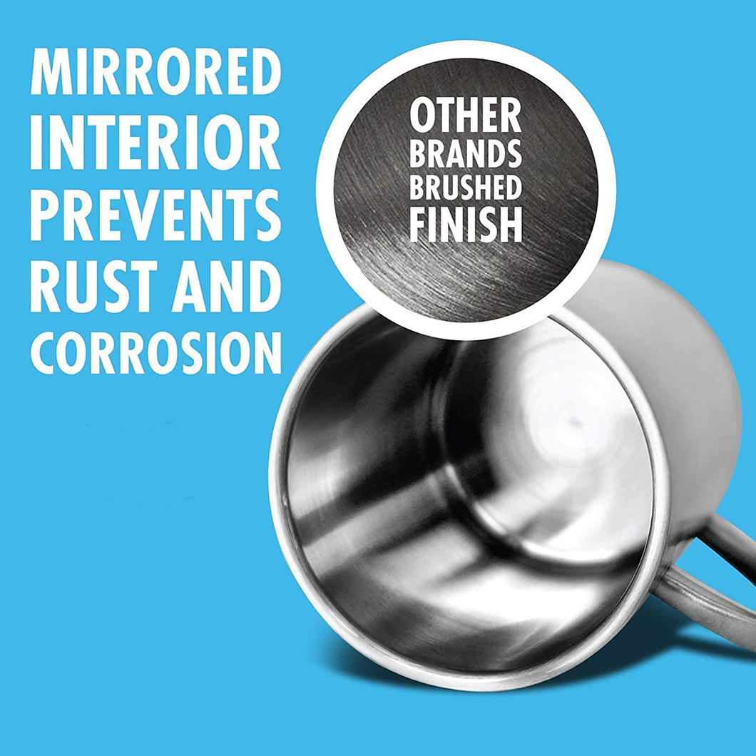 Wholesell رخيصة الفولاذ المقاوم للصدأ أكواب القهوة للترويج 