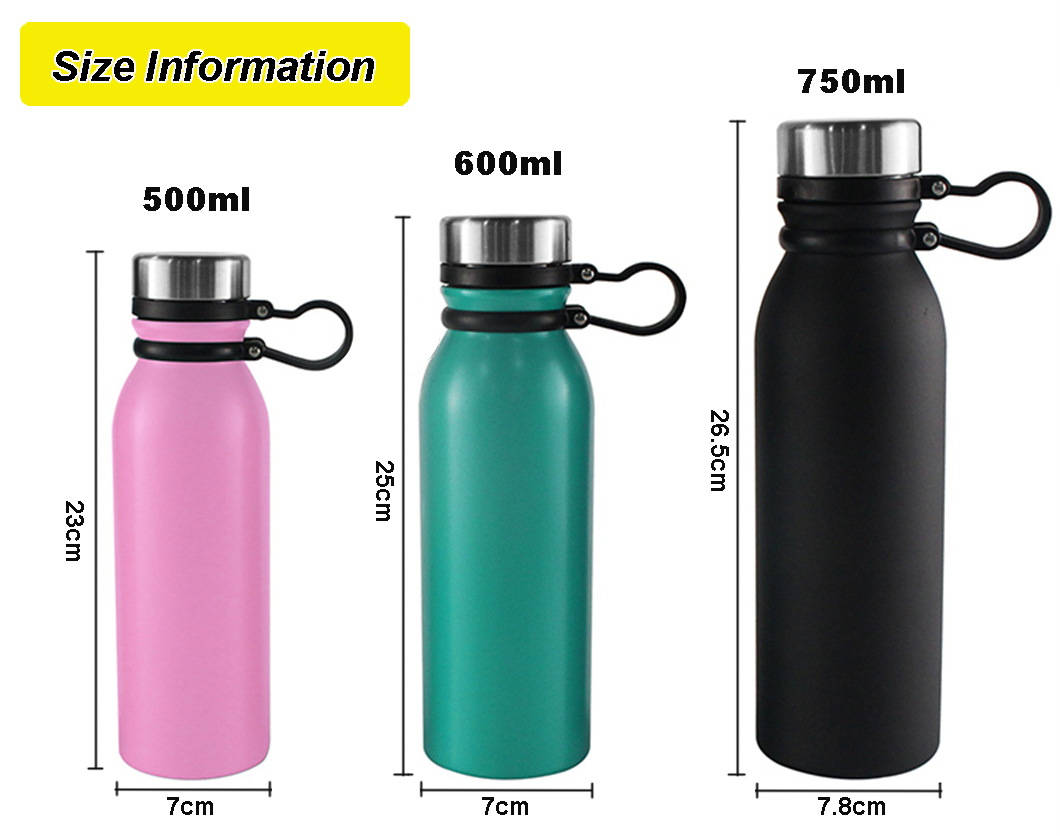 مخصصة زجاجة ماء ساخن من الفولاذ المقاوم للصدأ 