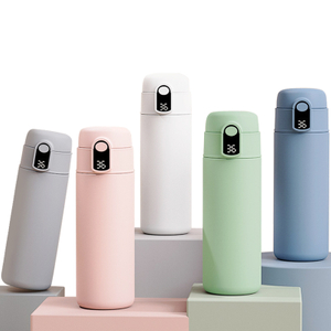 حرارة الفولاذ المقاوم للصدأ فراغ معزول زجاجة القش 