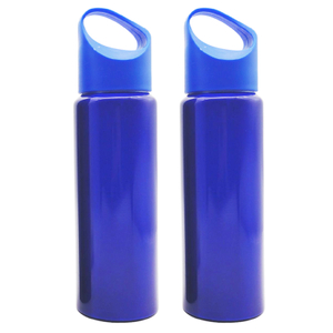 زجاجات المياه الألومنيوم المخصصة بالجملة مع الشعار