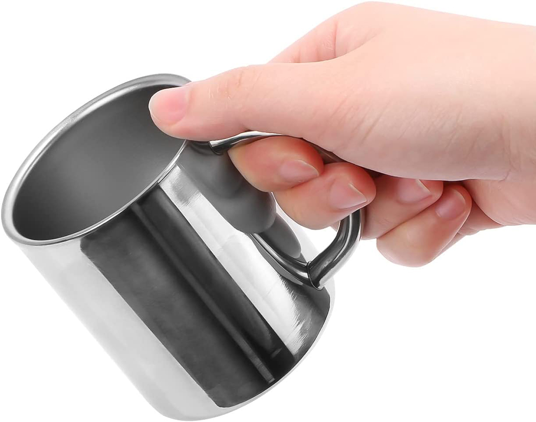 Wholesell رخيصة الفولاذ المقاوم للصدأ أكواب القهوة للترويج 