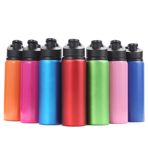 زجاجة مياه رياضية من الفولاذ المقاوم للصدأ، كوب متين بطبقة واحدة