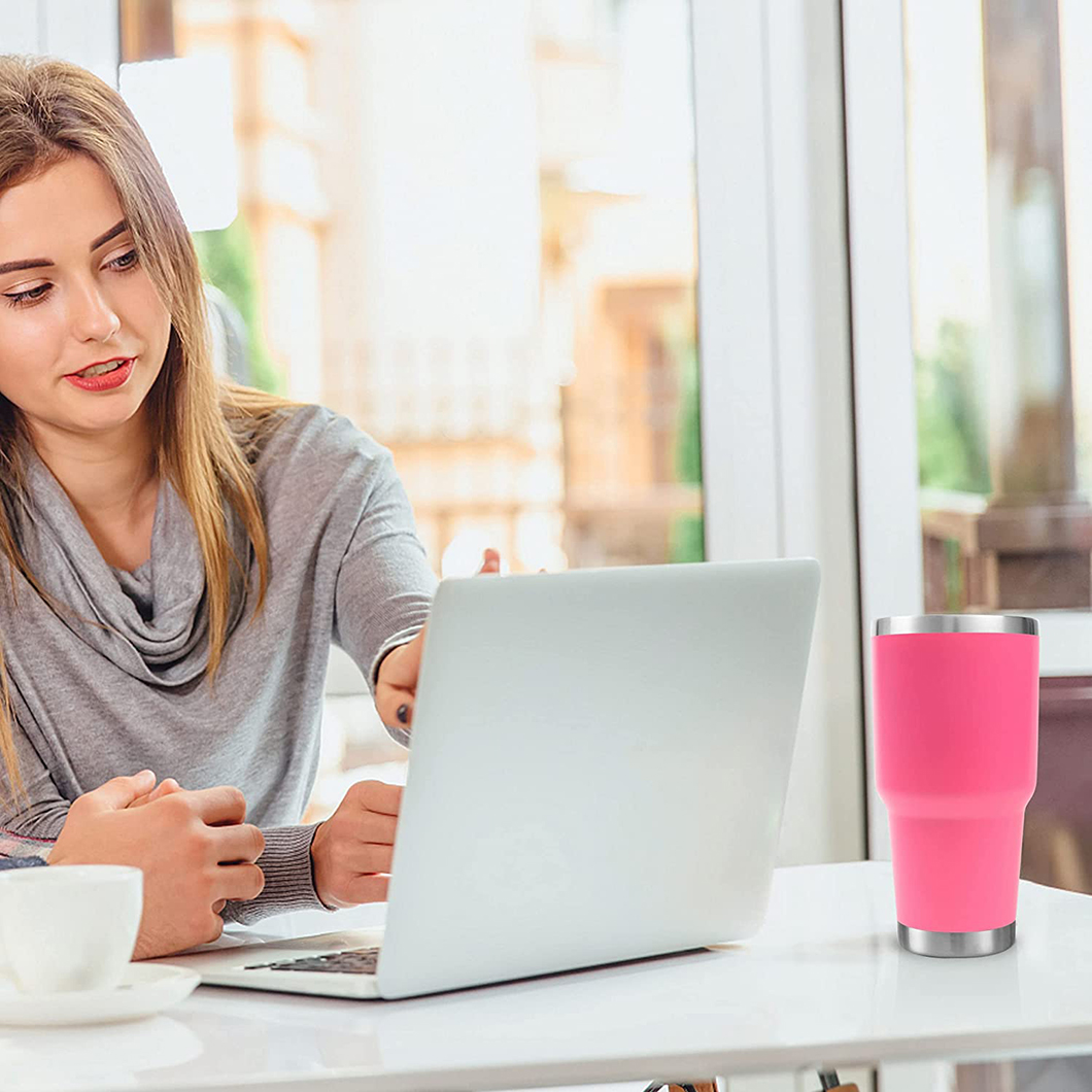 أكواب البهلوان الحرارية المعزولة الحرارية مع الشركة المصنعة للغطاء 